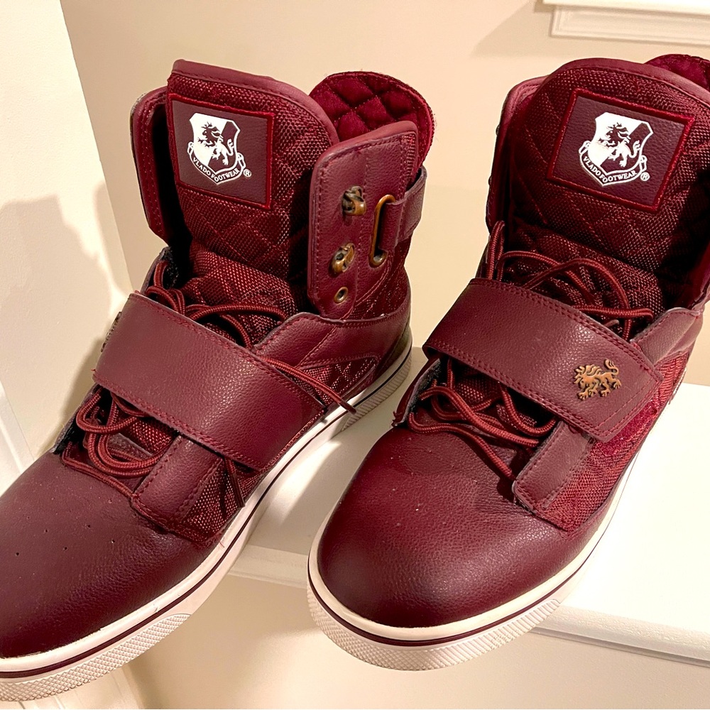 VLADO MEN'S FOOTWEAR ATLAS II 2 MAROON HIGH TOP IG-1500-15 Size 12